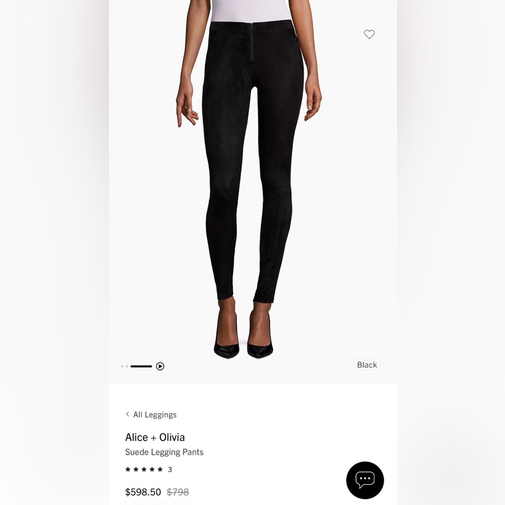 Alice + Olivia
Suede Legging Pants